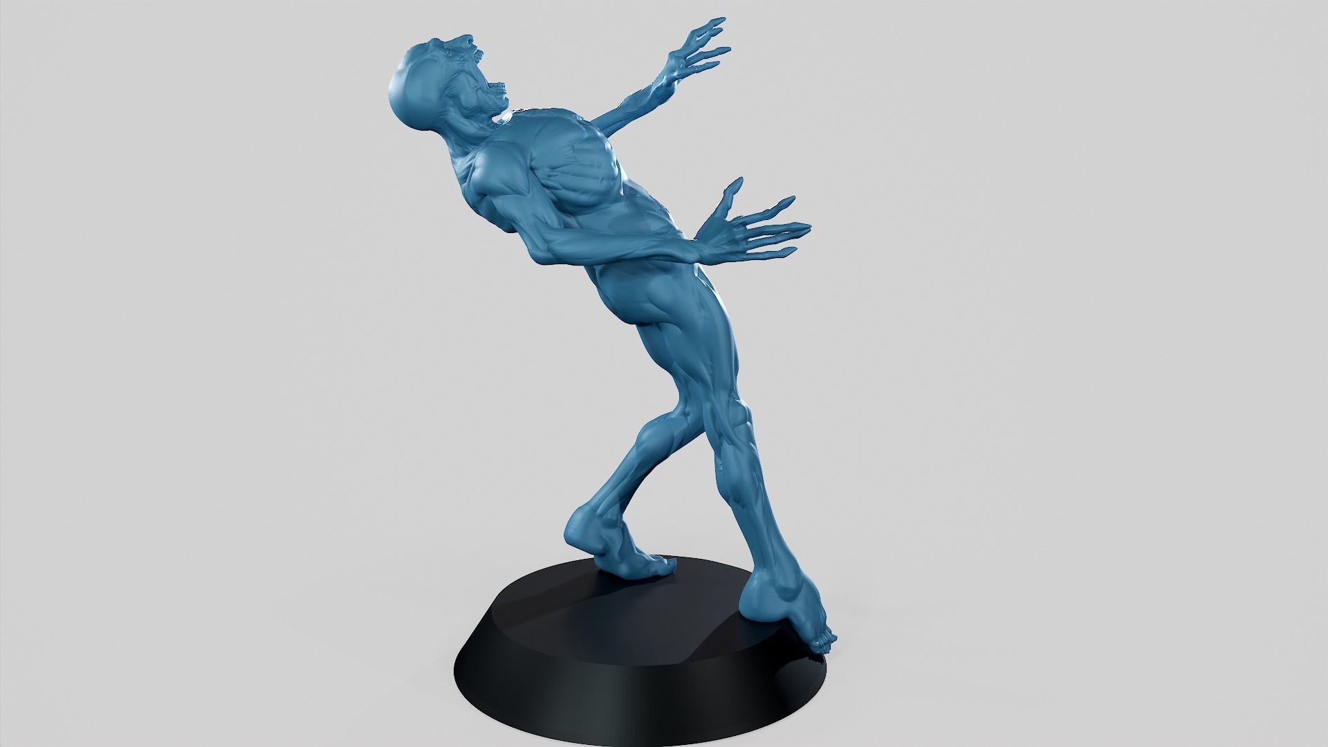 Zombie Undead Pose 05 3D print model_11