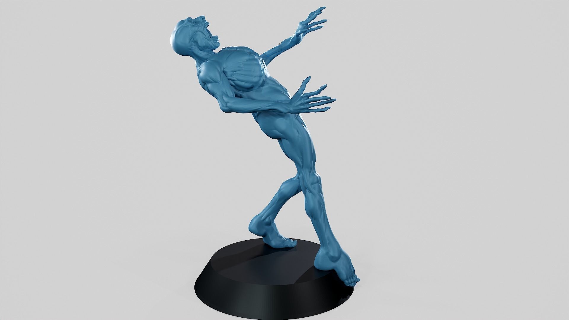 Zombie Undead Pose 05 3D print model_10