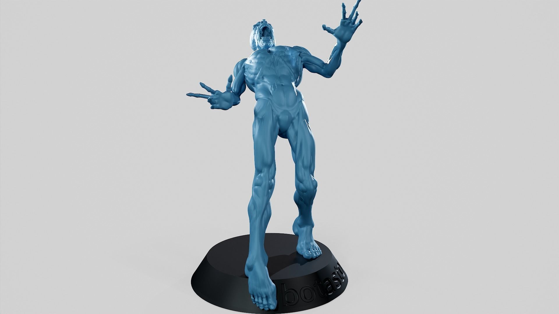 Zombie Undead Pose 05 3D print model_3