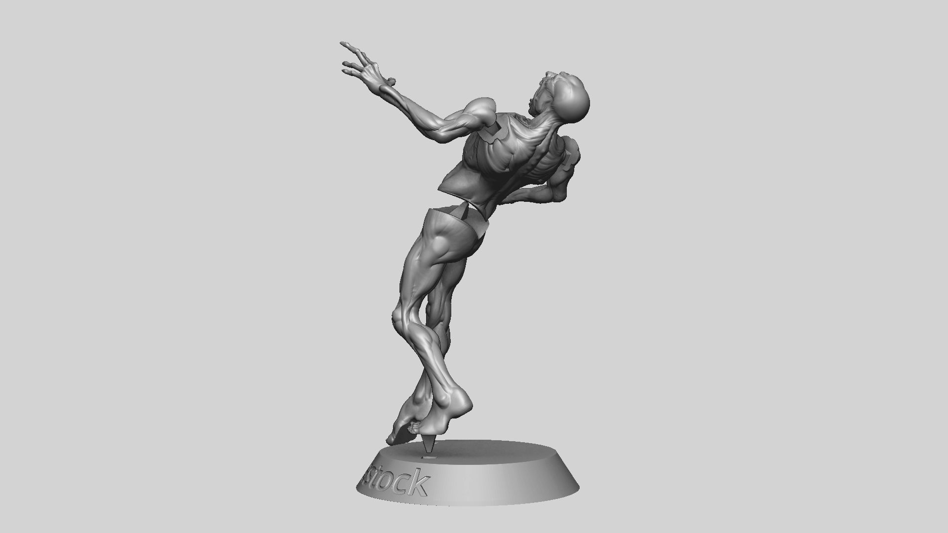 Zombie Undead Pose 05 3D print model_23