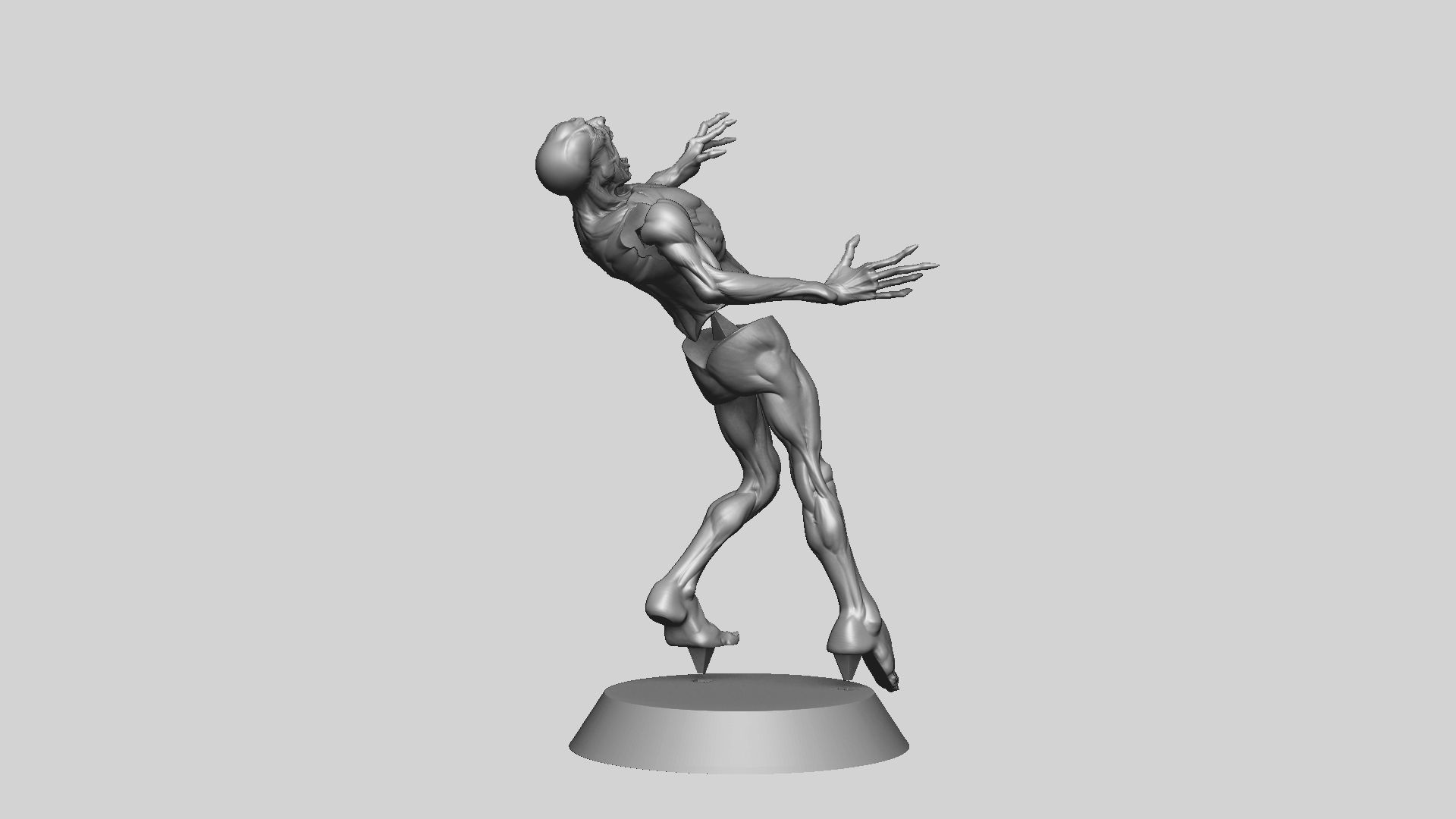 Zombie Undead Pose 05 3D print model_28