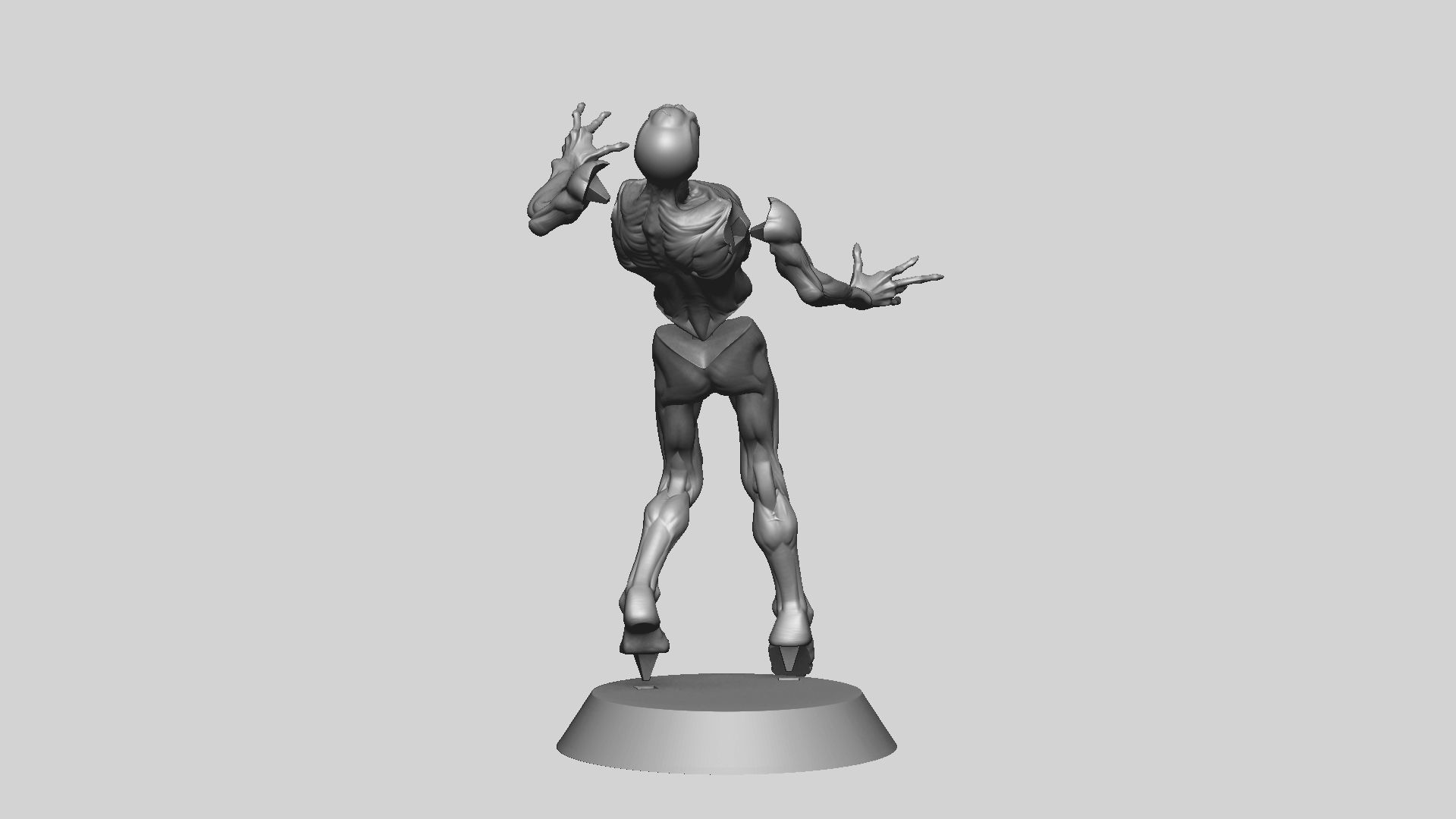 Zombie Undead Pose 05 3D print model_26
