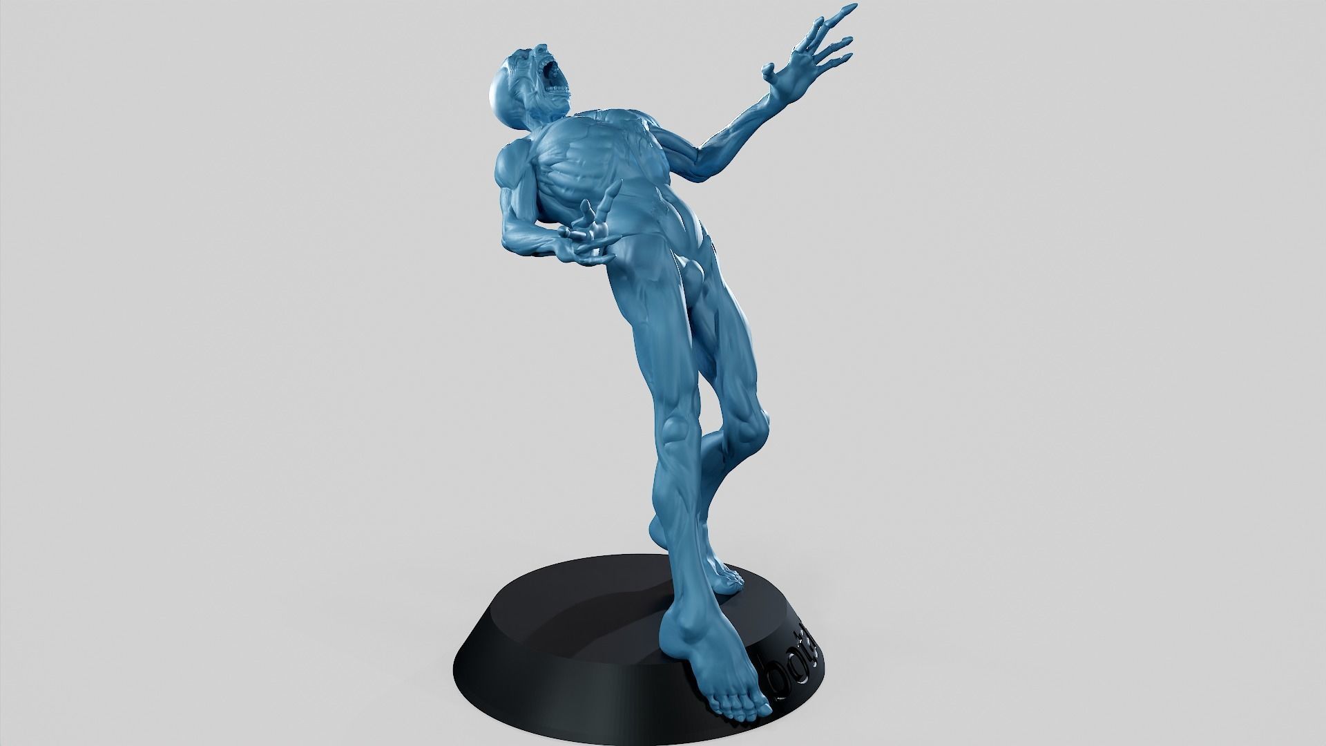 Zombie Undead Pose 05 3D print model_6