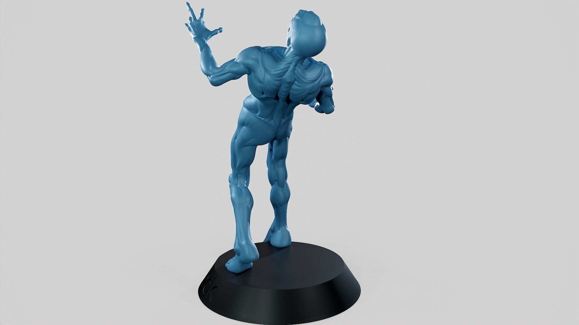 Zombie Undead Pose 05 3D print model_36