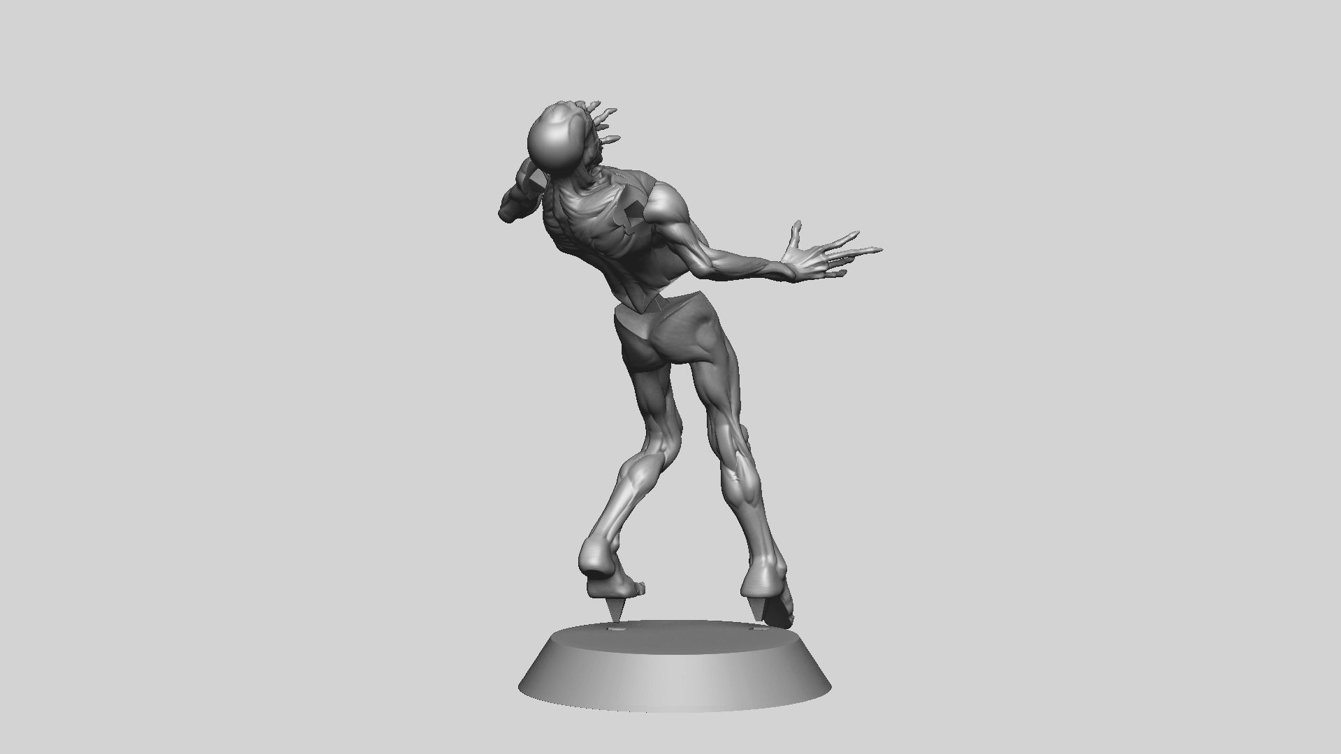 Zombie Undead Pose 05 3D print model_27