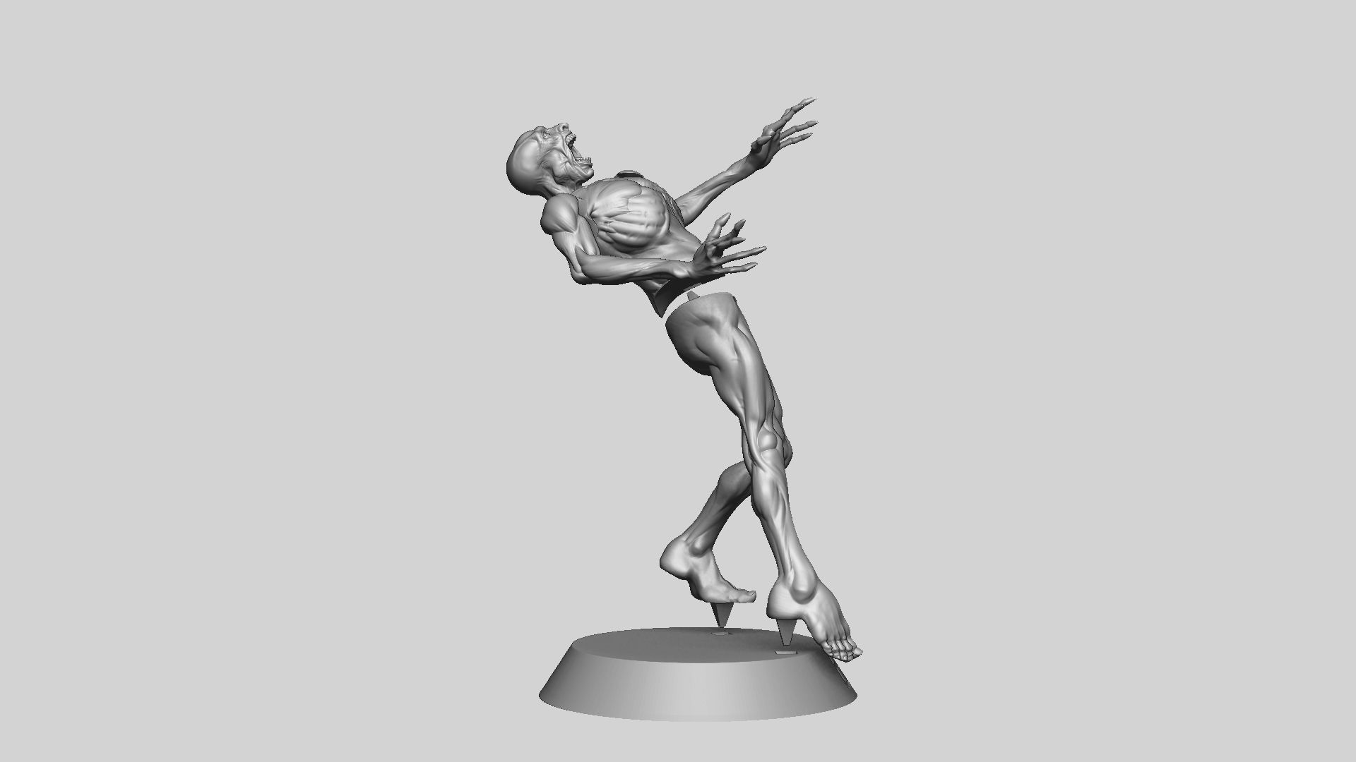 Zombie Undead Pose 05 3D print model_30
