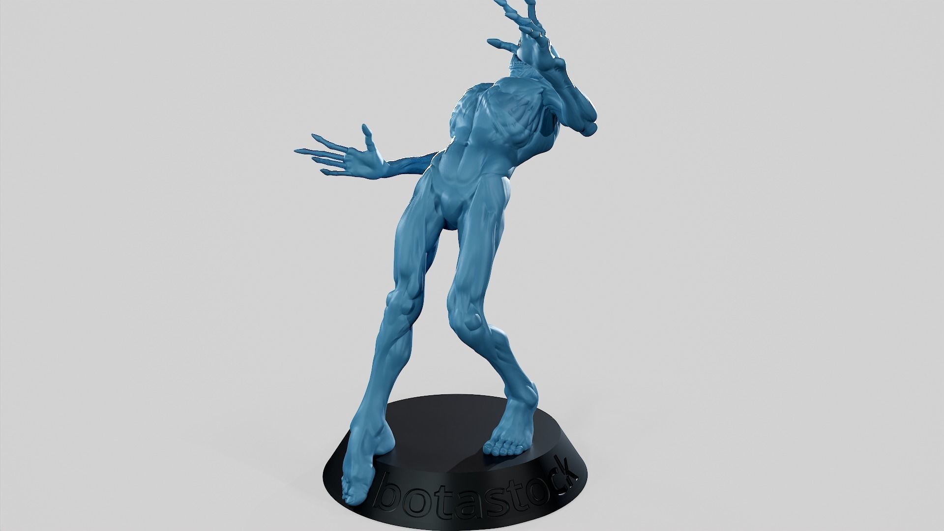 Zombie Undead Pose 05 3D print model_47