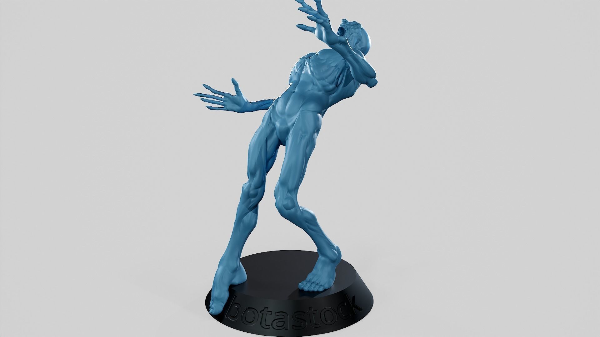 Zombie Undead Pose 05 3D print model_46