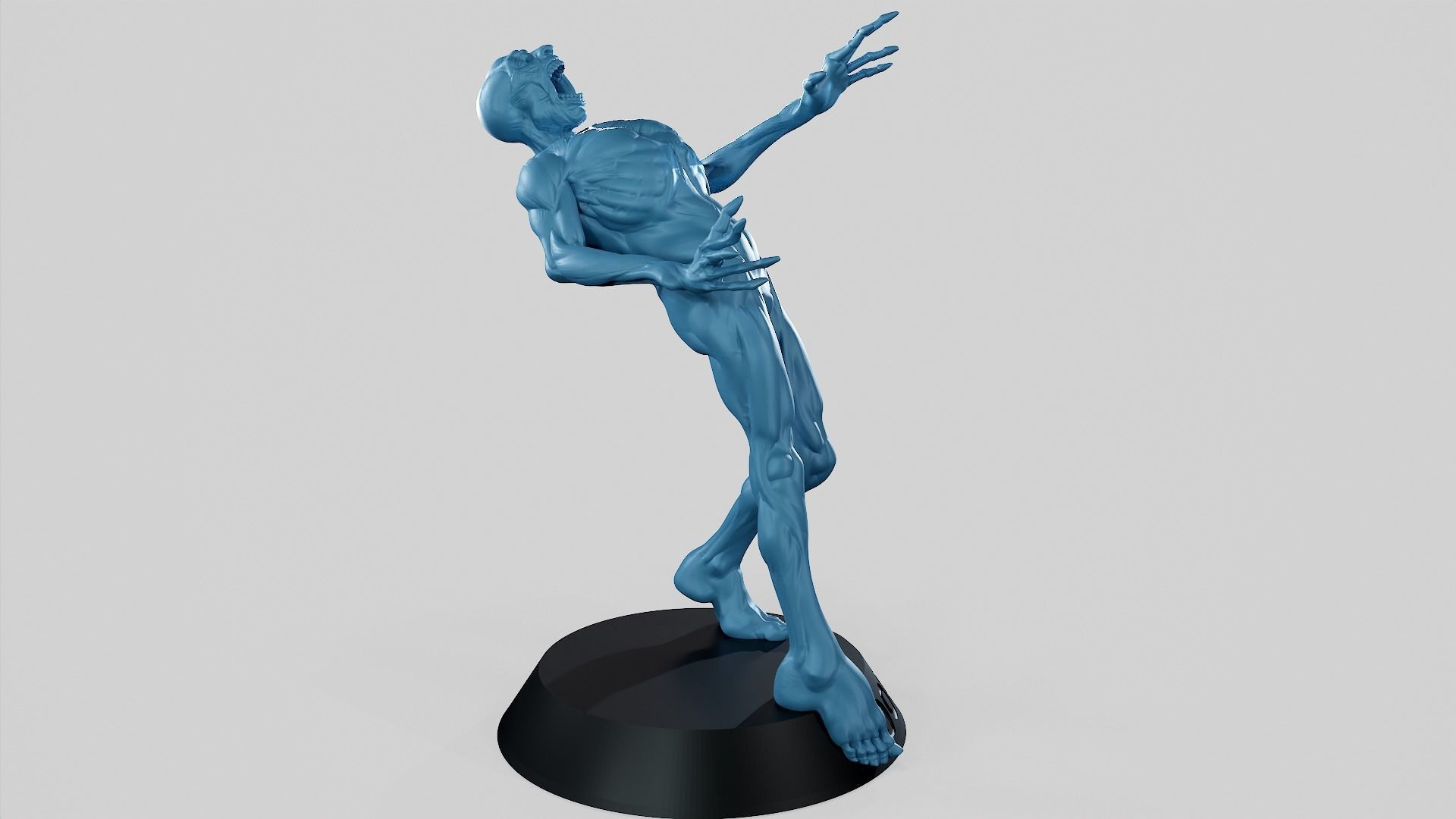 Zombie Undead Pose 05 3D print model_8