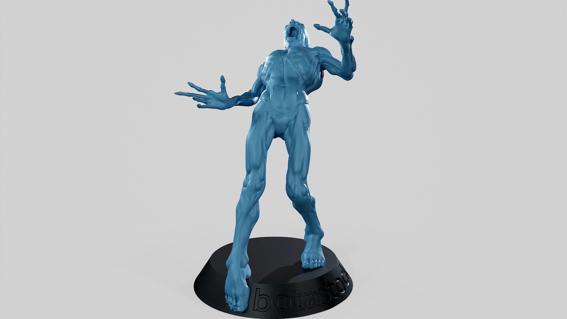 Zombie Undead Pose 05 3D print model_49
