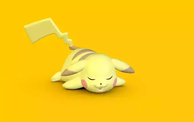Pikachu in ecstasy - 3D PRINT