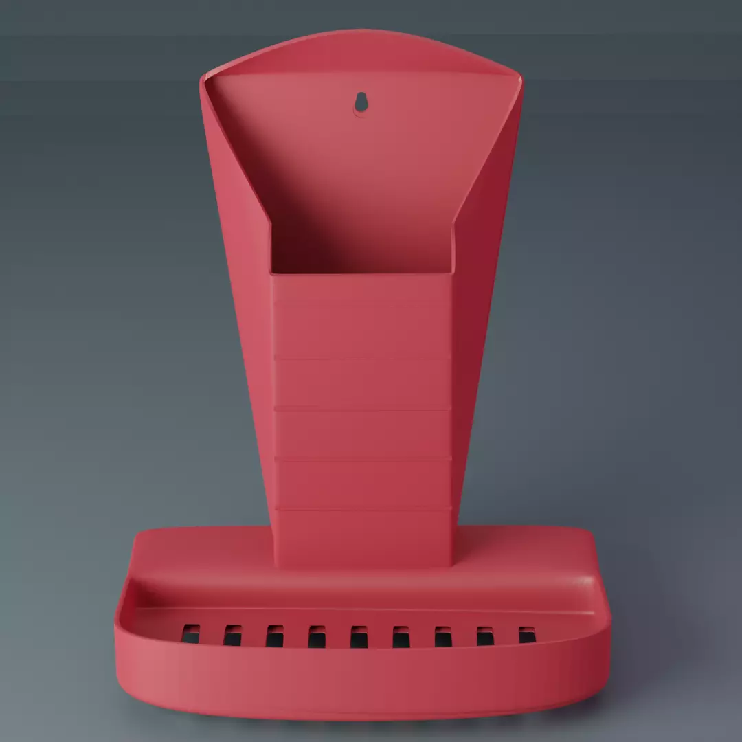 3D Printable Brush holder and Soap holder 3D print model_0