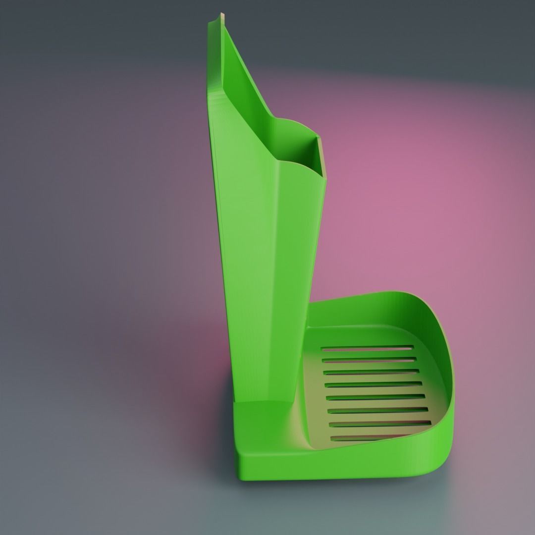 3D Printable Brush holder and Soap holder 3D print model_2