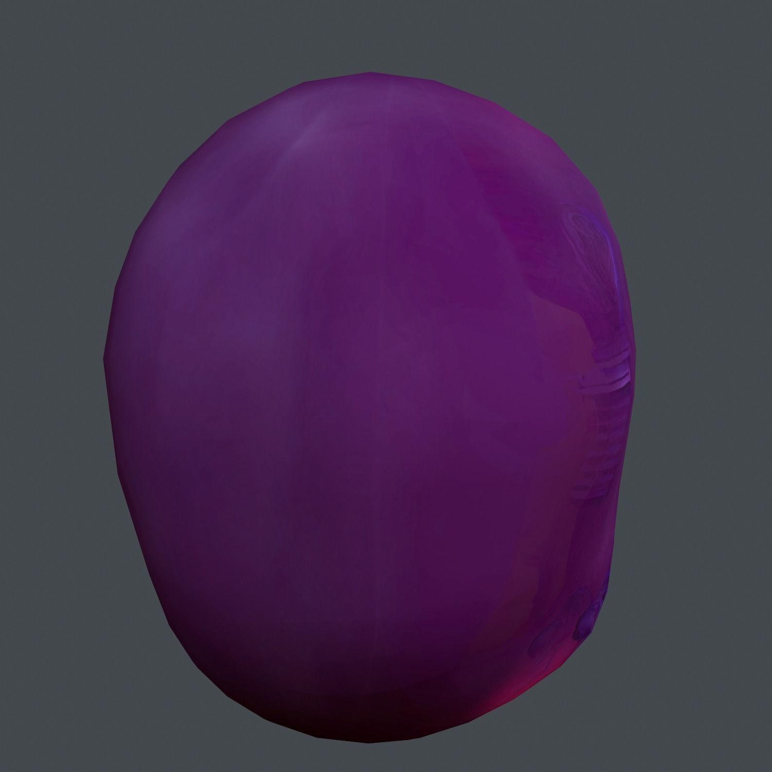 Gas mask helmet scifi Low-poly character art game space  Low-poly 3D model_4