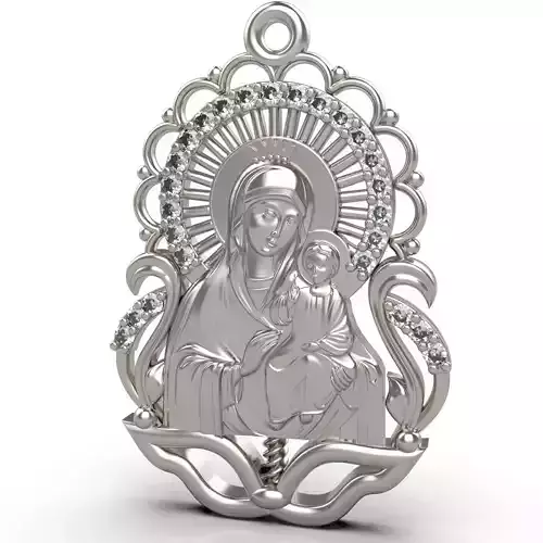 Ladanka with the Mother of God