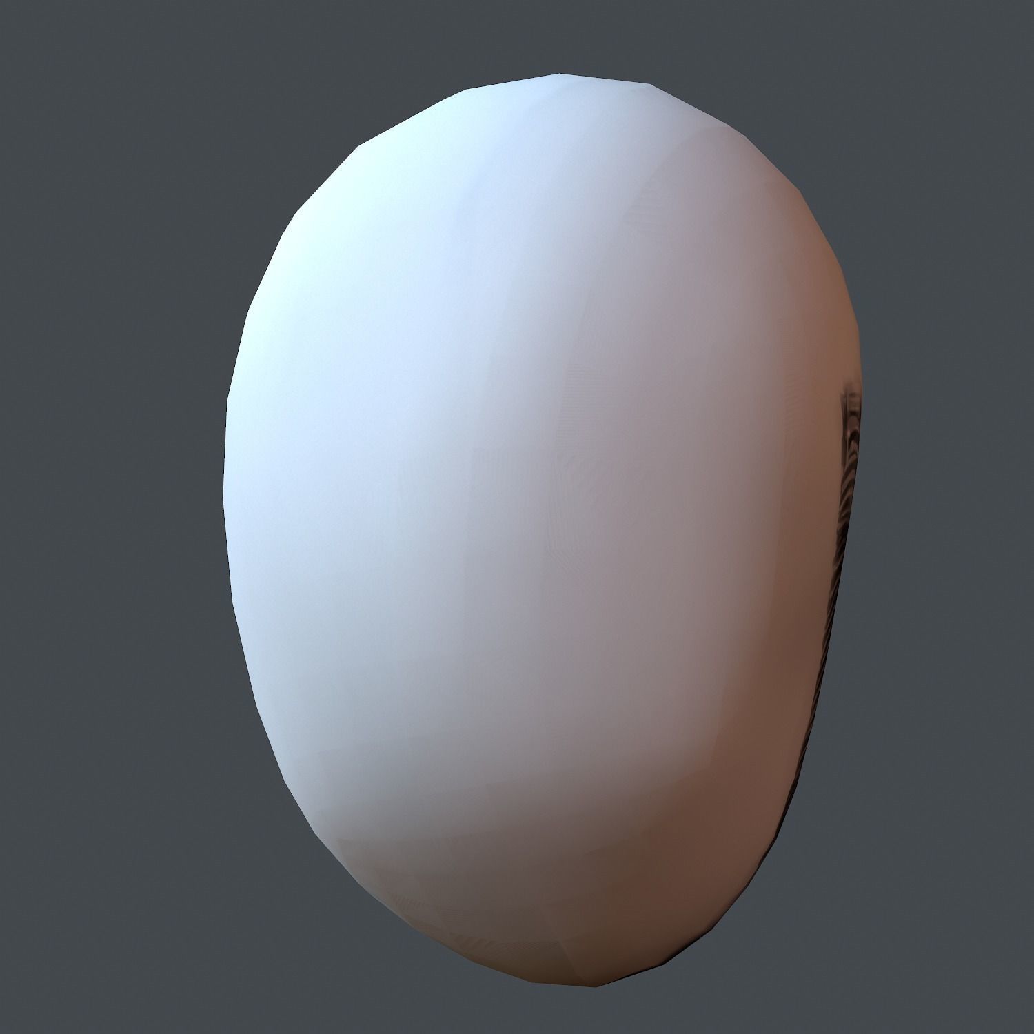 Gas mask helmet scifi Low-poly character art game Low-poly 3D model_5