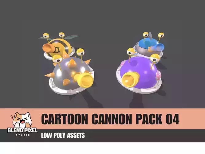 Cartoon Cannon Pack 04