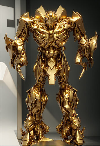 Bumblebee Transformers EXTREME quality STL OBJ MTL FBX PLY 3D print model