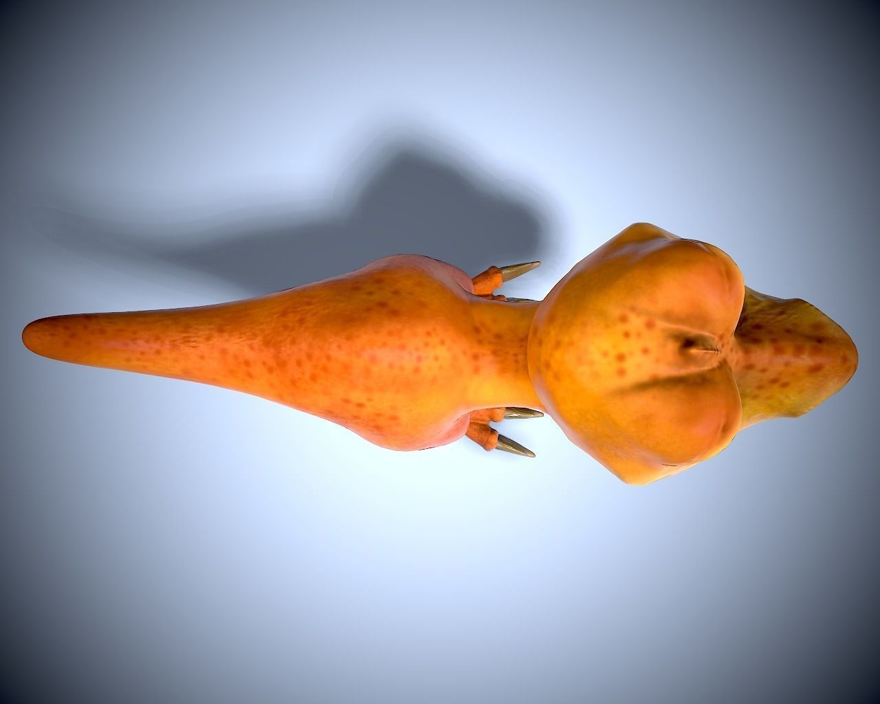 Dino family Low-poly 3D model_26