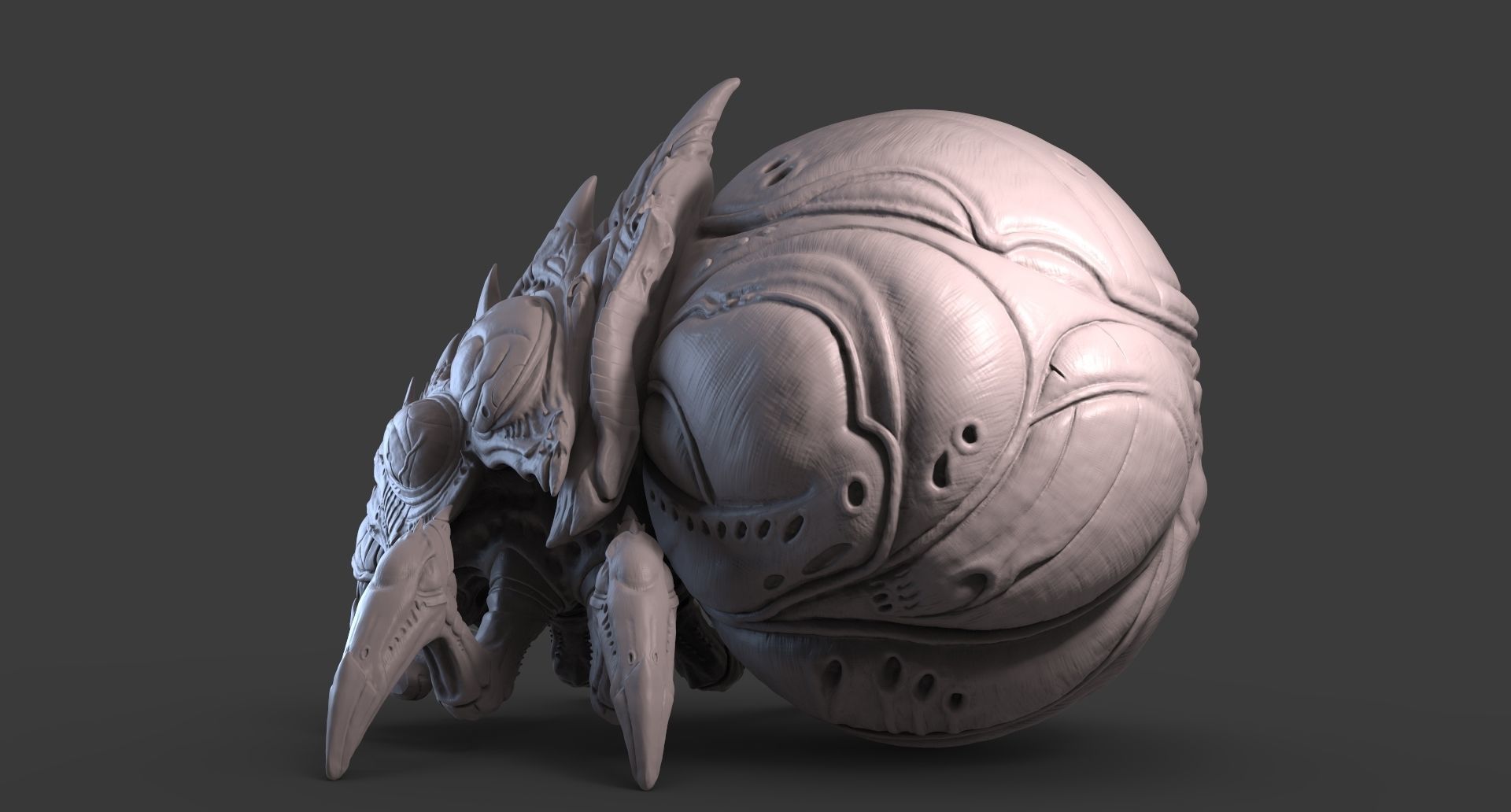 StarCraft2 Baneling 3D print model_3