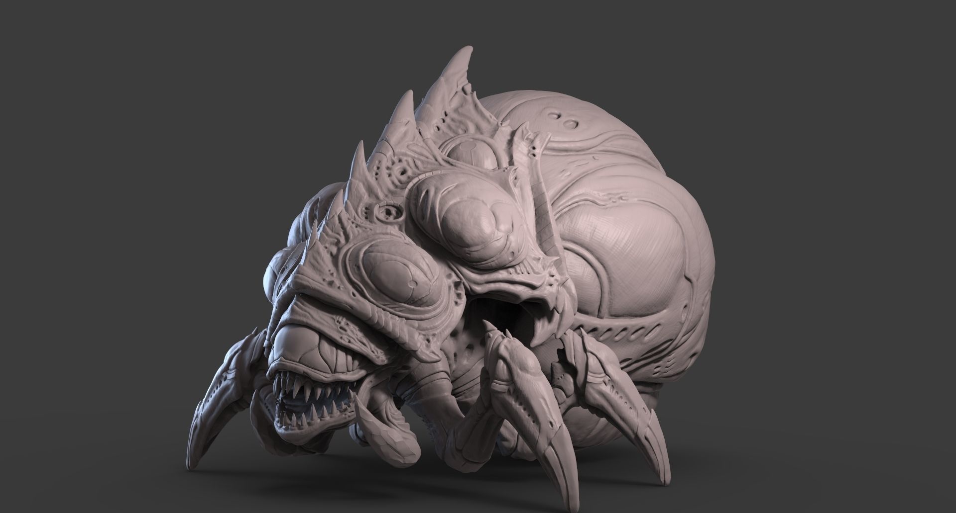 StarCraft2 Baneling 3D print model_2