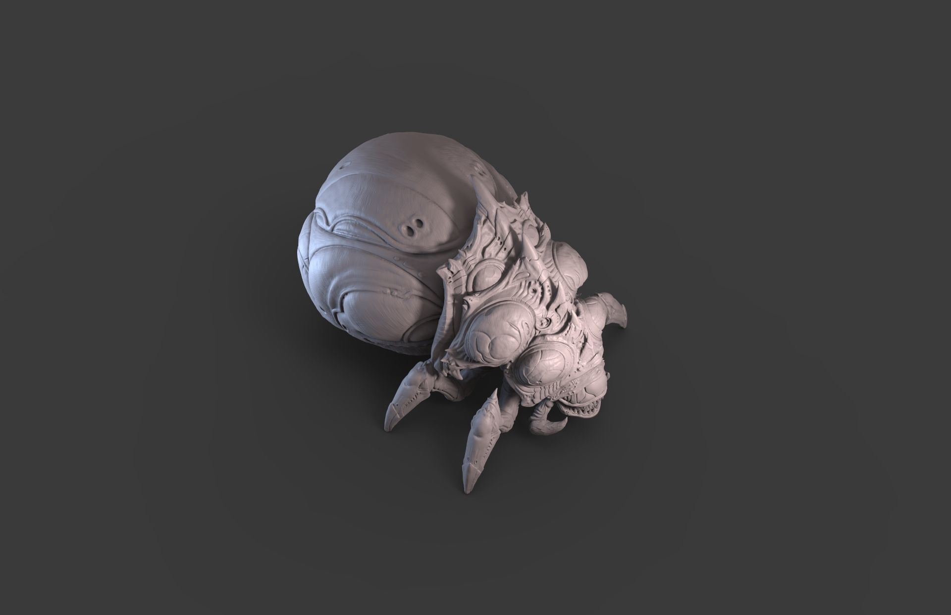 StarCraft2 Baneling 3D print model_6
