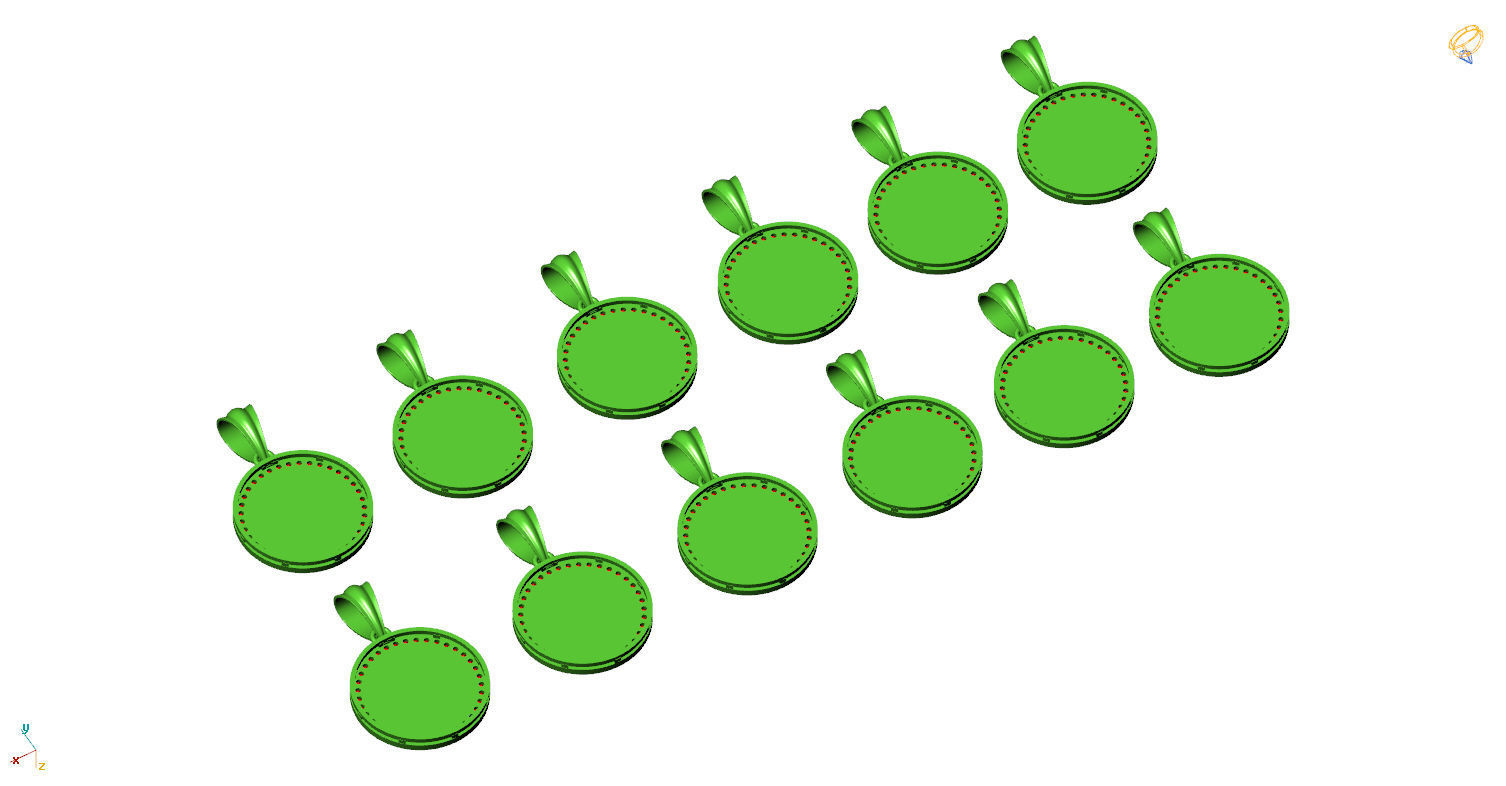 CA-004 zodiac sign pendant 3D print model_5