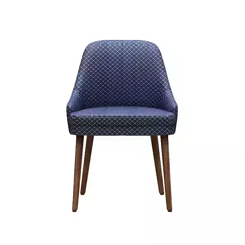 Dining chair fabric and wood