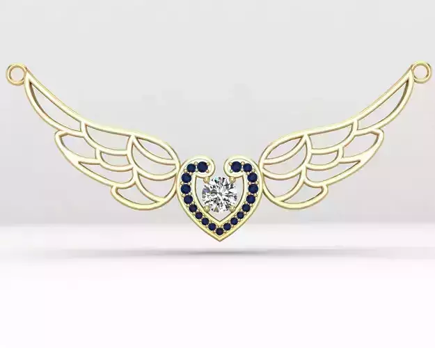 Wings necklace 27-MP 3D print model