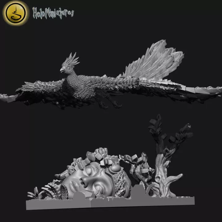 Highborn elves Phoenix 3D print model