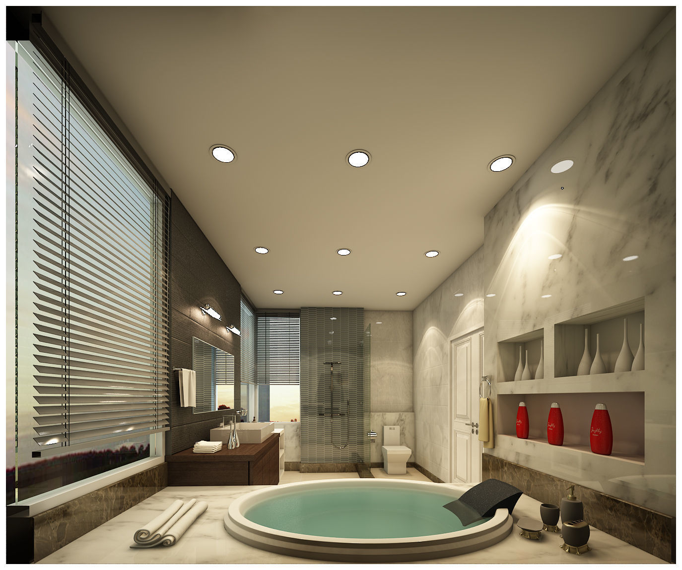 bathroom 5 modern 3D model_1