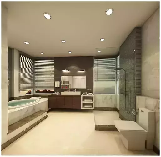bathroom 5 modern 3D model