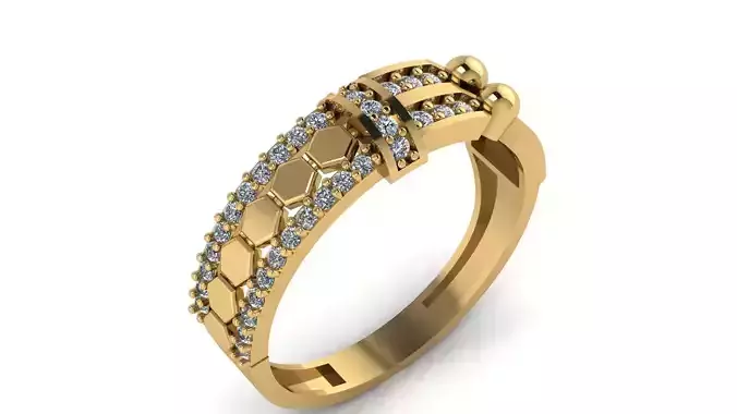 wedding Ring cocktail gemstone printable collection O 014