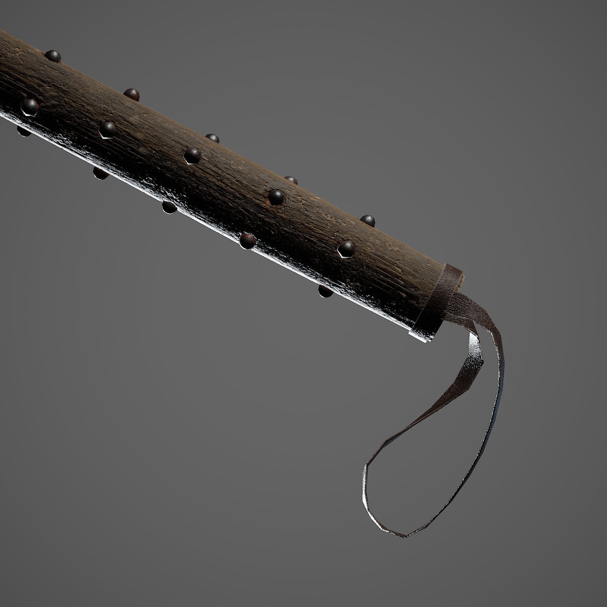 Double Axe Low-poly 3D model_3