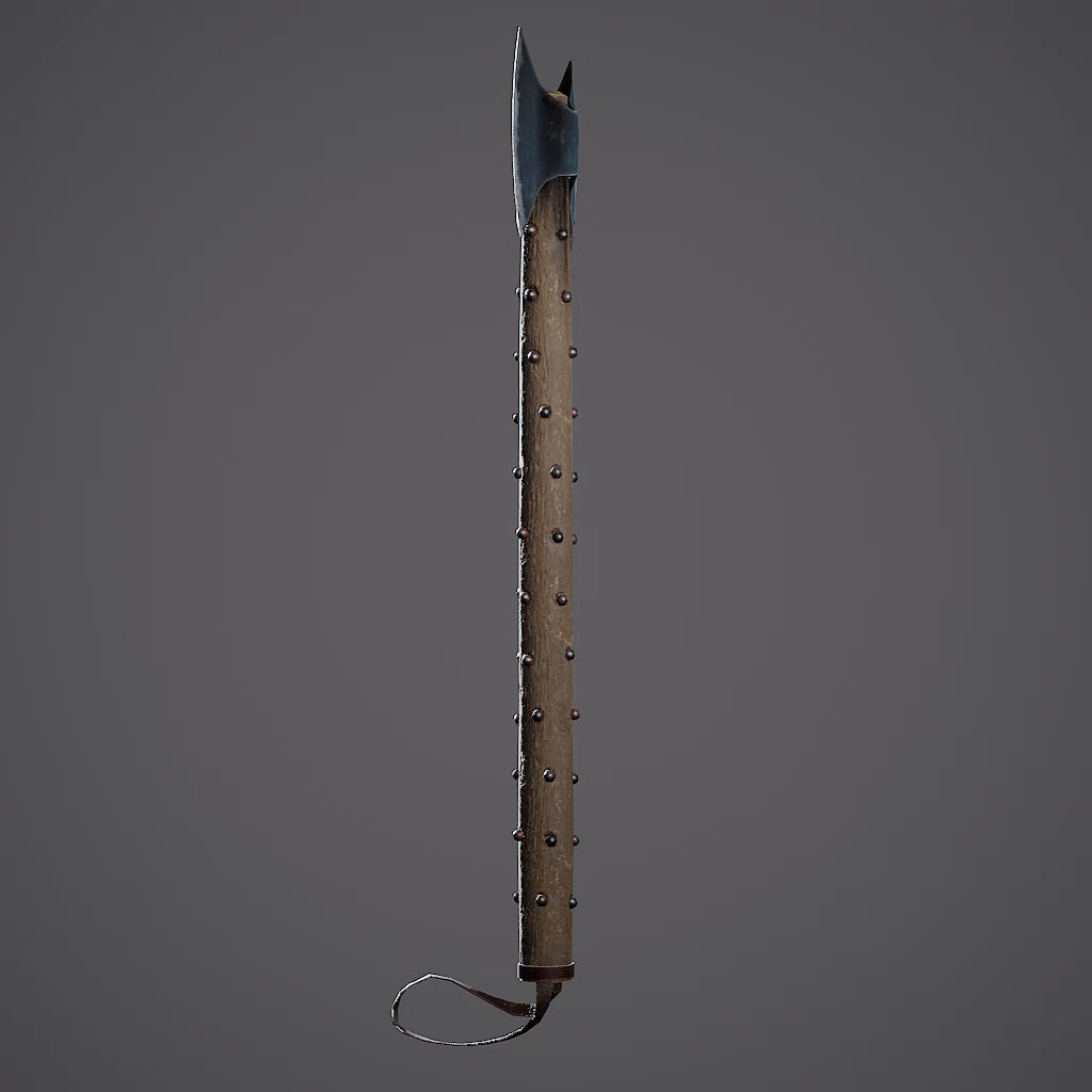Double Axe Low-poly 3D model_18