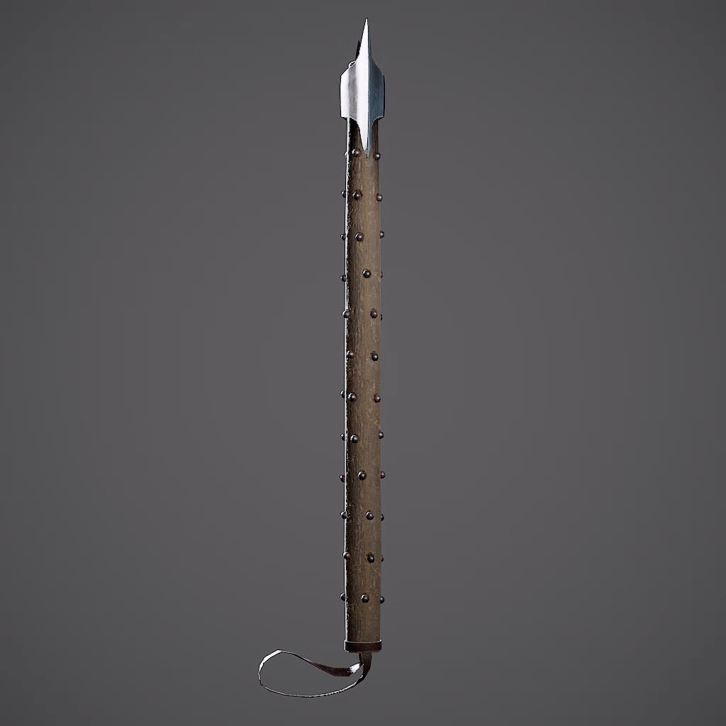 Double Axe Low-poly 3D model_20