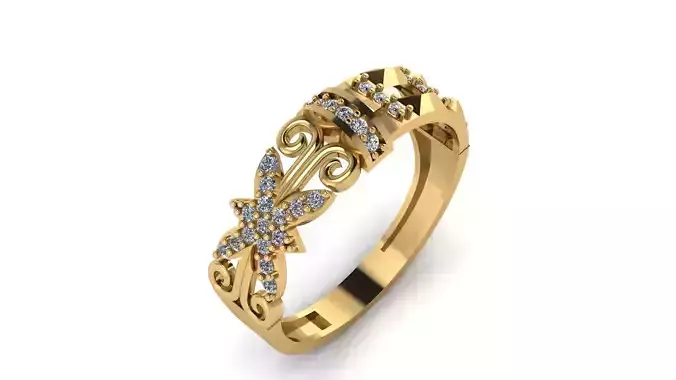 wedding Ring cocktail gemstone printable collection P 001