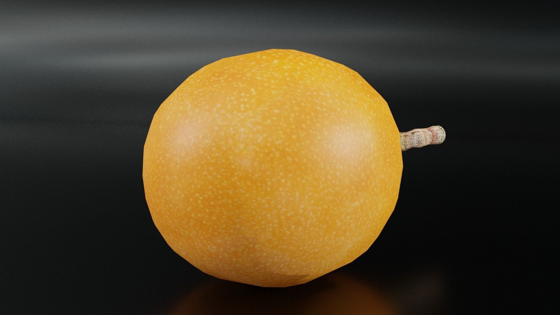 PassionFruit fruit Low-poly 3D model_3
