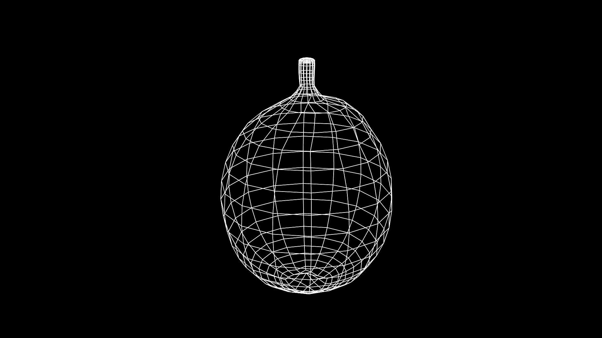 PassionFruit fruit Low-poly 3D model_5