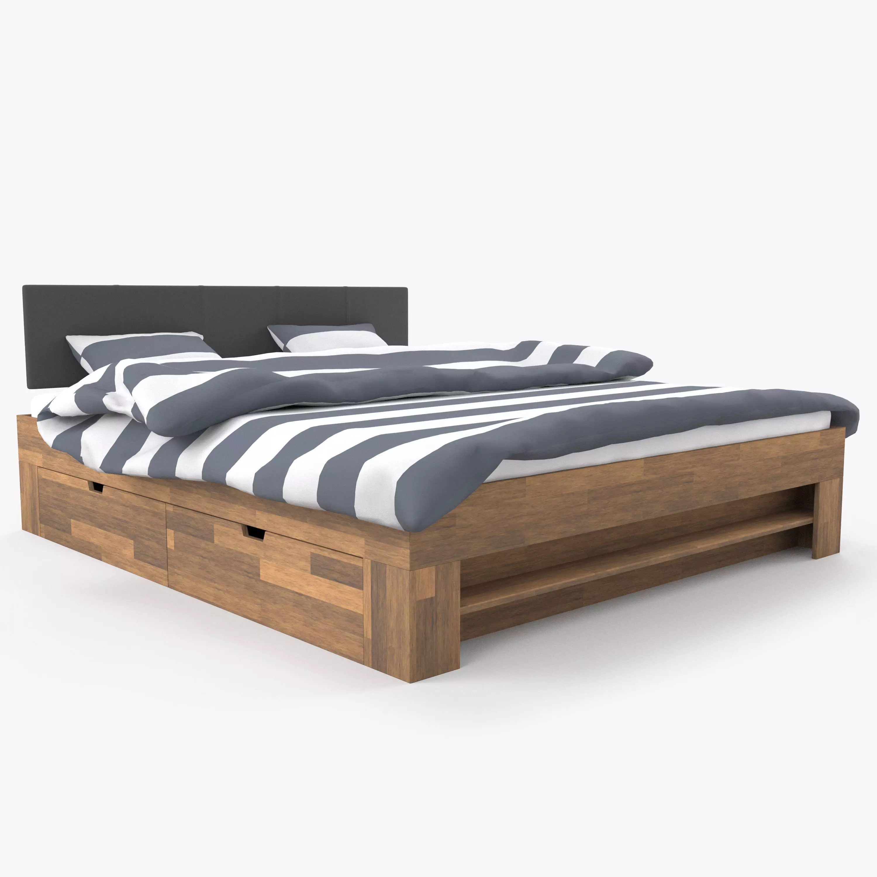 Castlecoote bed 3D model_0