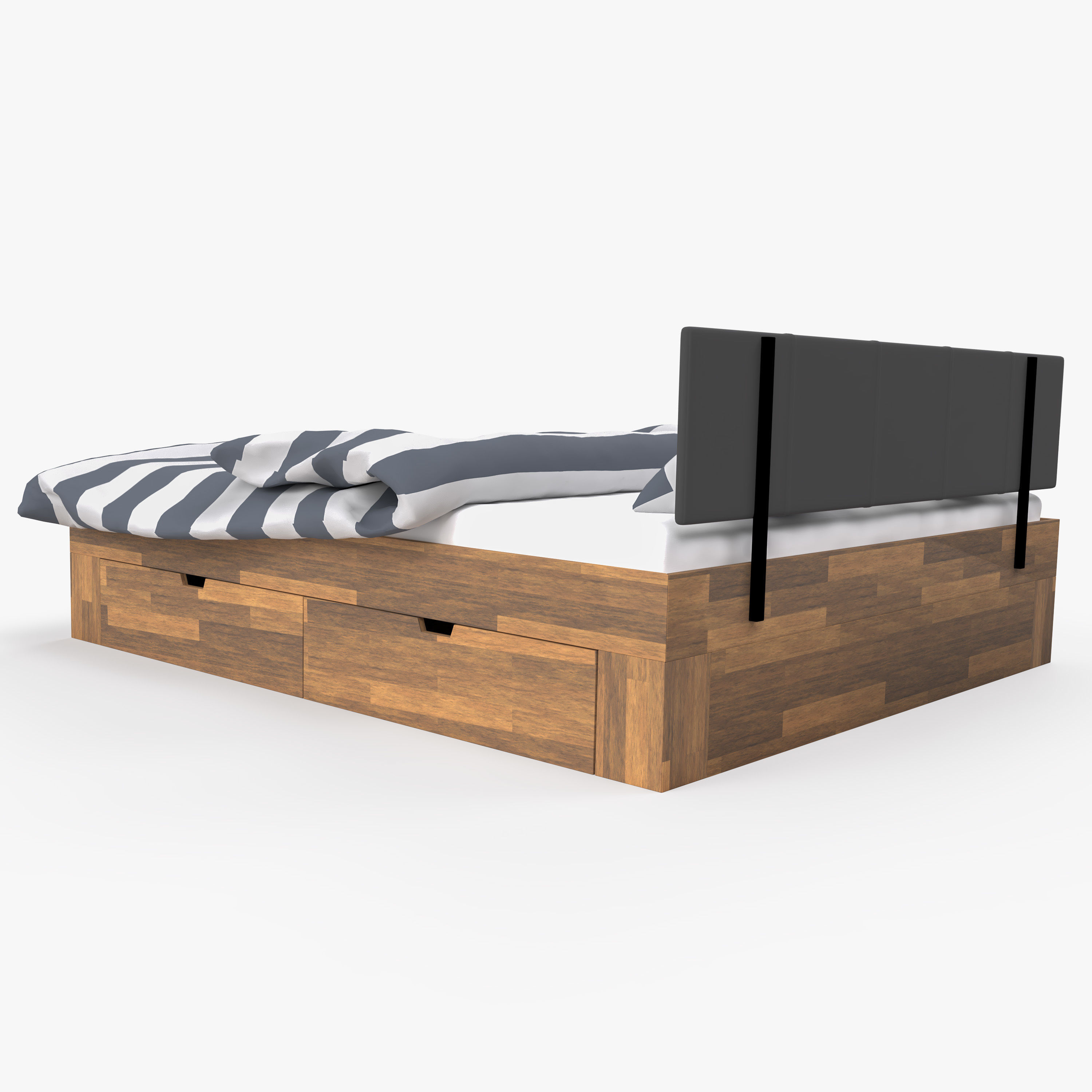 Castlecoote bed 3D model_3