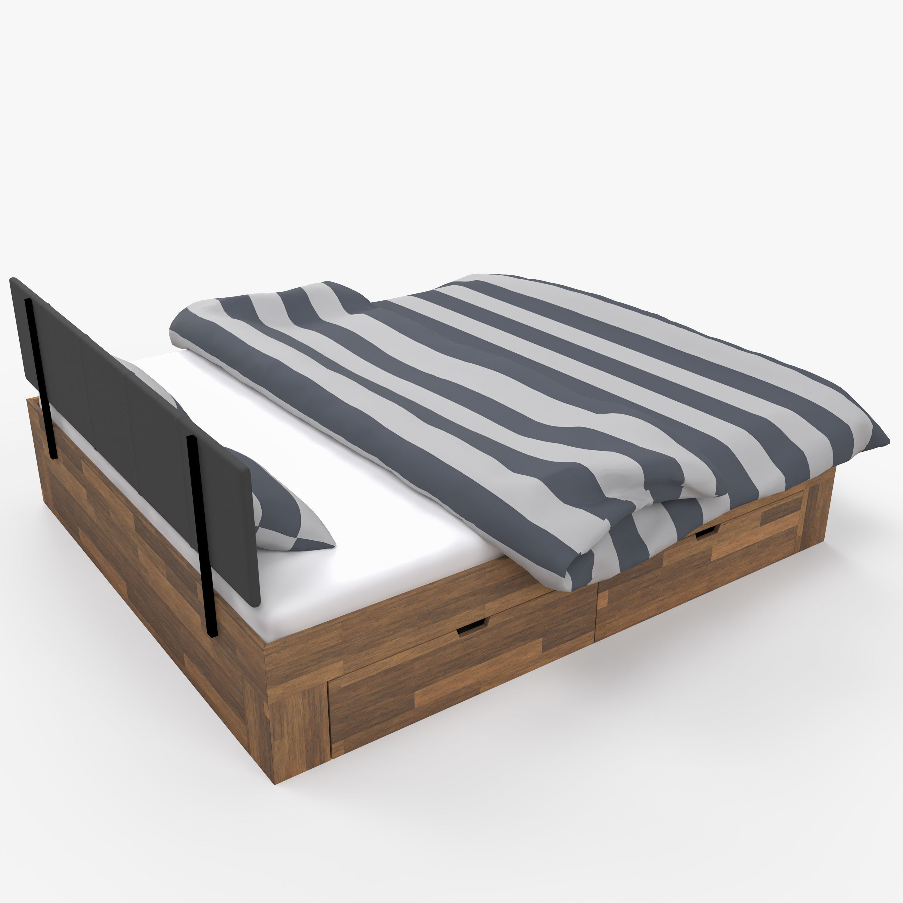 Castlecoote bed 3D model_5