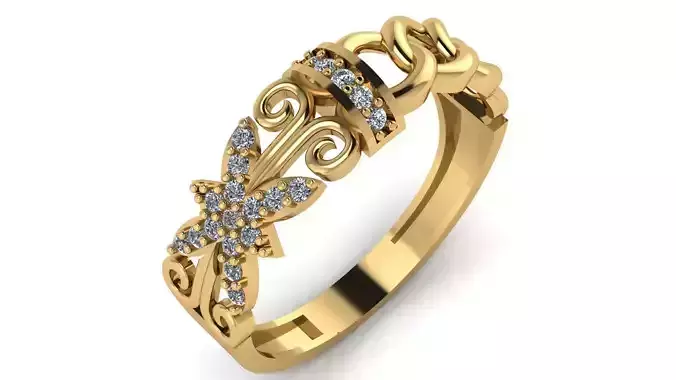 wedding Ring cocktail gemstone printable collection Q 001