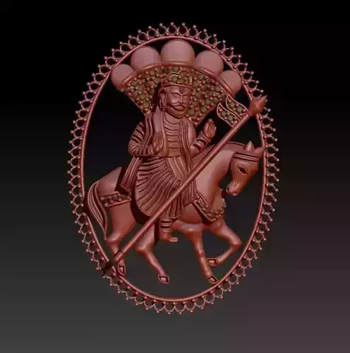 The Great Chhatrapati Shivaji Maharaj 3D print model 3D print model