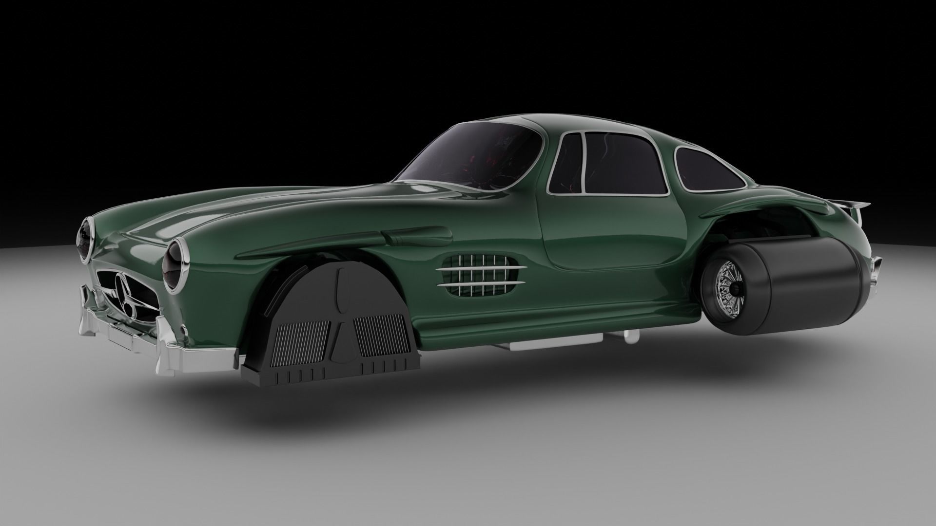 Flying Car 3D model_2