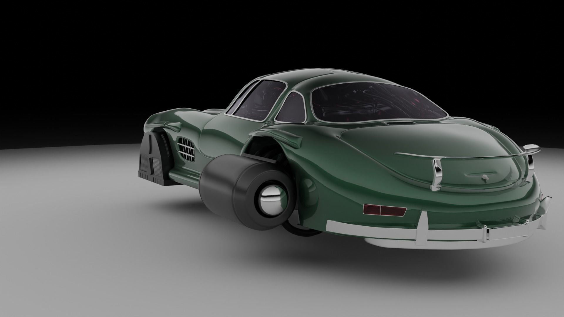 Flying Car 3D model_1