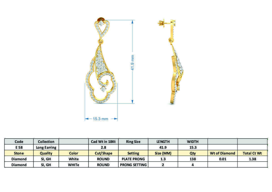 Earrings - 58 3D print model_3