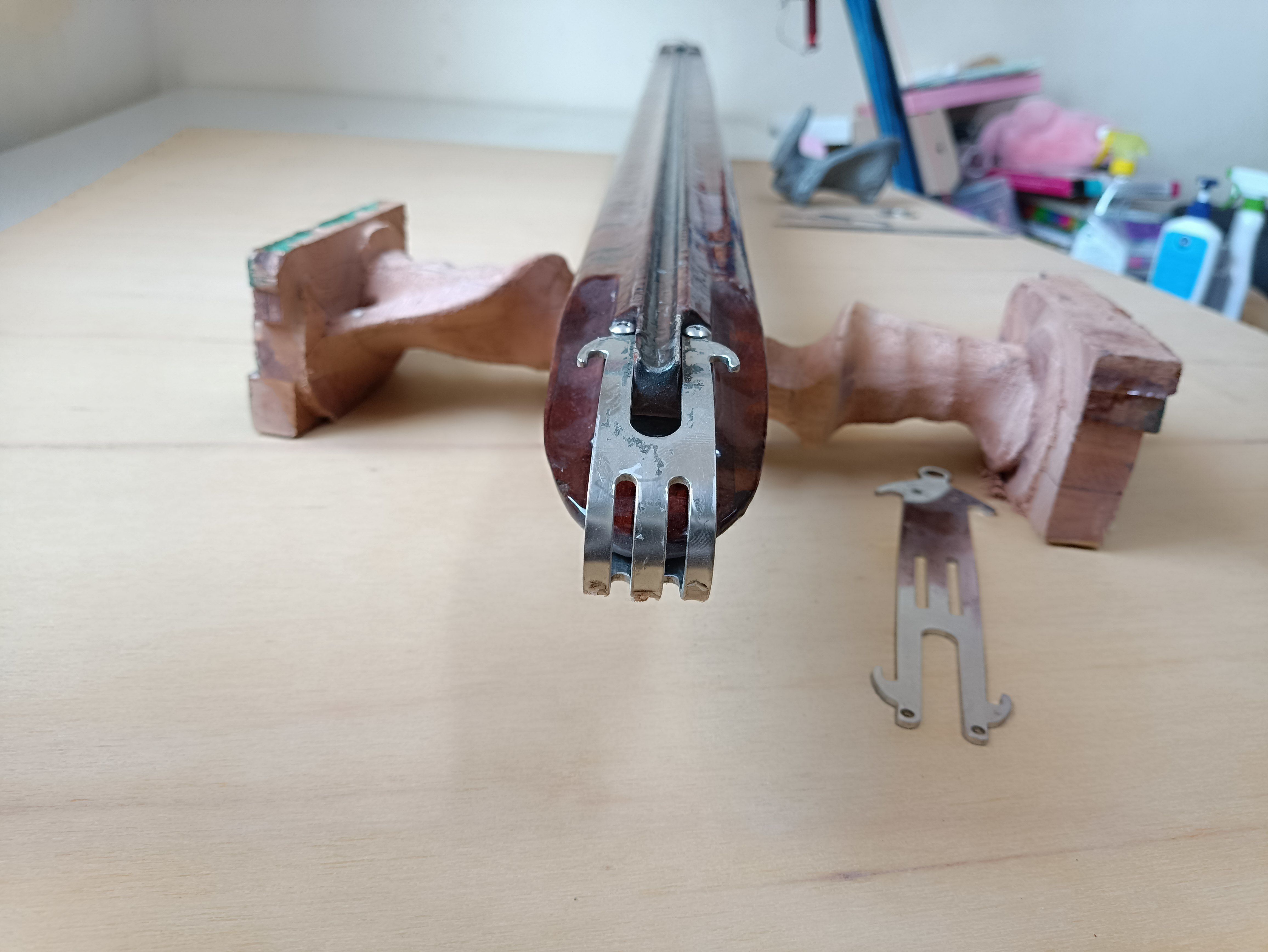 wood speargun handle  right 3D print model_14