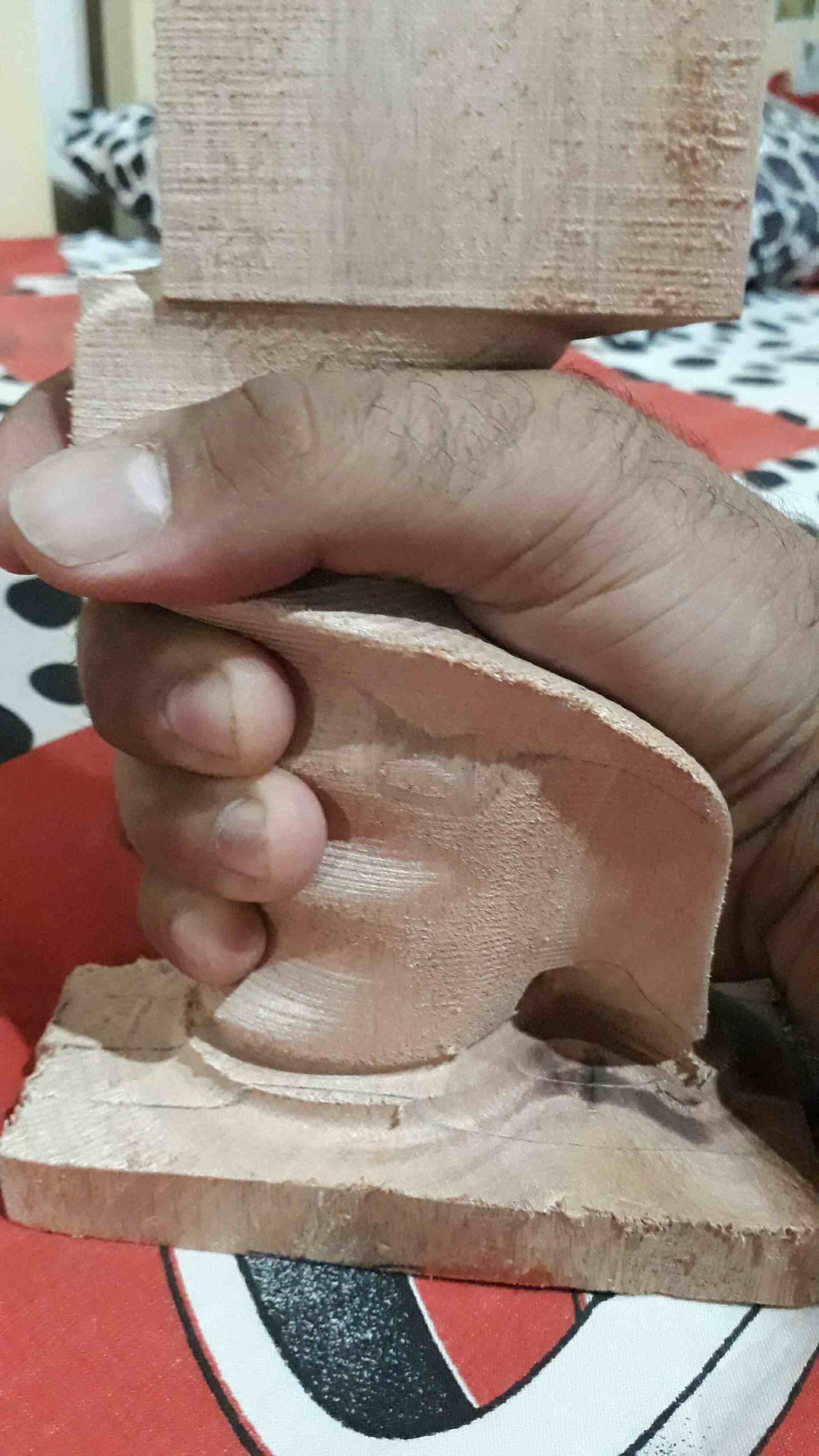 wood speargun handle  right 3D print model_12