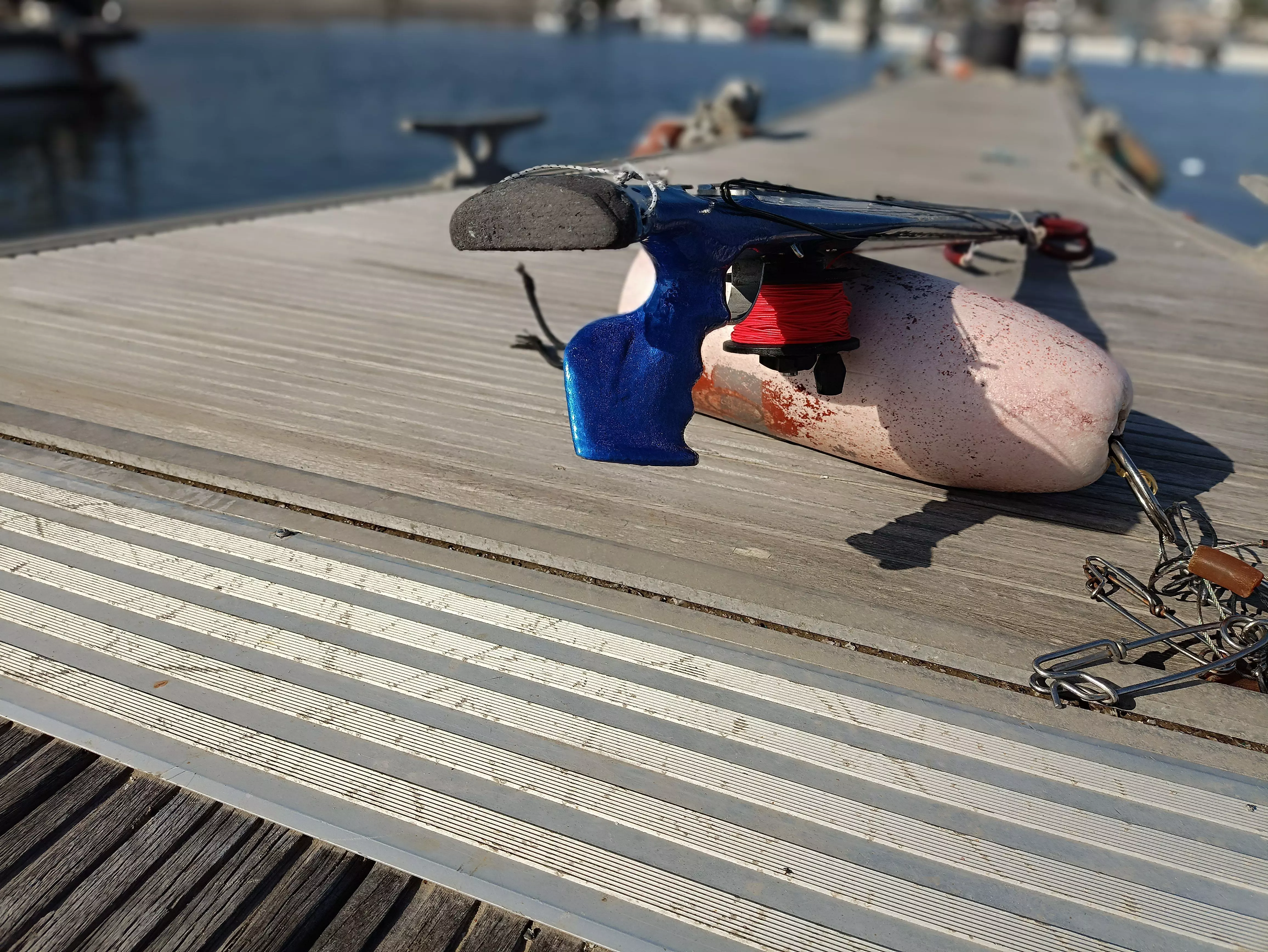 wood speargun handle  right 3D print model_0